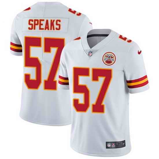 Nike Chiefs #57 Breeland Speaks White Mens Stitched NFL Vapor Untouchable Limited Jersey